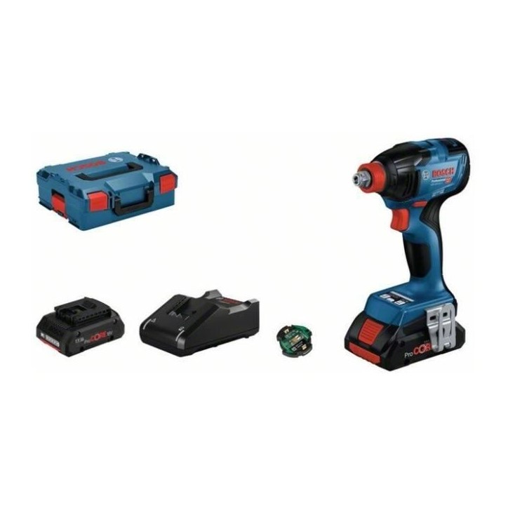 Boulonneuse 2 EN 1 - BOSCH PROFESSIONAL - GDX 18V-210 C - 210 Nm - 0-3400 cps/min - 2 batt ProCORE18V 4.0Ah Boulonneuse 2 EN 1 - BOSCH PROFESSIONAL - GDX 18V-210 C - 210 Nm - 0-3400 cps/min - 2 batt ProCORE18V 4.0Ah