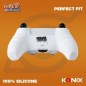 Coque de Protection - KONIX - Pour manette DualSense PS5 - Silicone - Appuie-Pouces - Motif Konoha et Naruto - Blanc