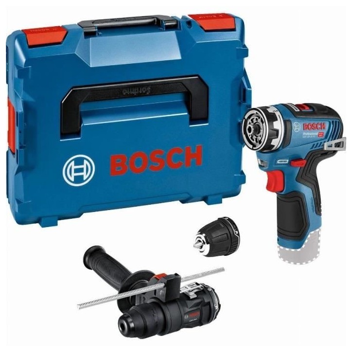Perceuse-visseuse Bosch Professional GSR 12V-35 FC + GFA 12-H + GFA 12-B + L-BOXX - 06019H300B Perceuse-visseuse Bosch Professional GSR 12V-35 FC + GFA 12-H + GFA 12-B + L-BOXX - 06019H300B