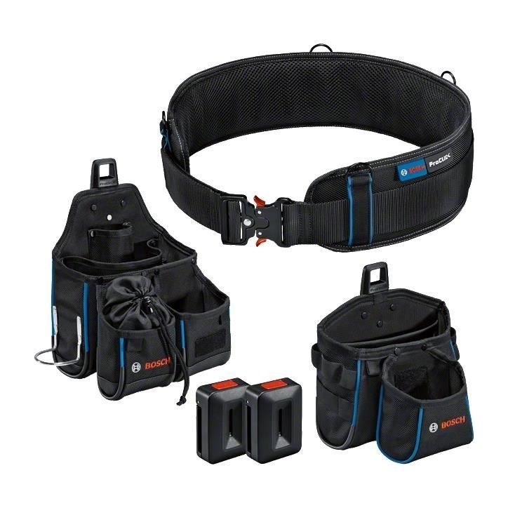 Combi-kit Outils - BOSCH PROFESSIONAL - Ceinture 93 - 2 Sacoches GWT 2 et GWT 4 - ProClick Holders - Taille S/M Combi-kit Outils - BOSCH PROFESSIONAL - Ceinture 93 - 2 Sacoches GWT 2 et GWT 4 - ProClick Holders - Taille S/M