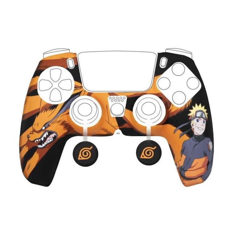Coque de protection pour manette - KONIX - Naruto Shippuden - DualSens Coque de protection pour manette - KONIX - Naruto Shippuden - DualSens
