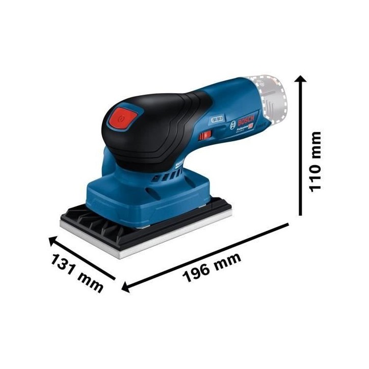 Ponceuse vibrante Bosch Professional GSS 12V-13 sans batterie - 06019L0000