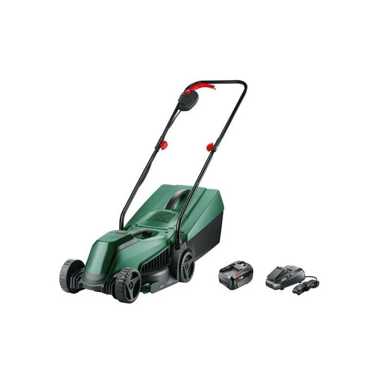 Tondeuse Bosch - EasyMower 18 - avec batterie 4Ah 18V - largeur de cou Tondeuse Bosch - EasyMower 18 - avec batterie 4Ah 18V - largeur de cou