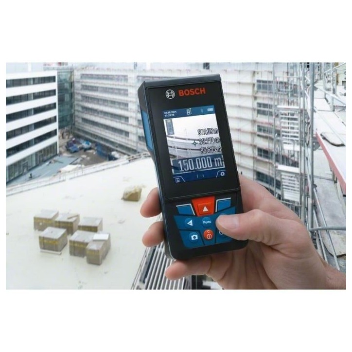 Télémetre laser Bosch Professional GLM 150-27 C (Bluetooth, portée: 0,08 – 150,00 m câble micro USB, housse) - 0601072Z00 Télémetre laser Bosch Professional GLM 150-27 C (Bluetooth, portée: 0,08 – 150,00 m câble micro USB, housse) - 0601072Z00