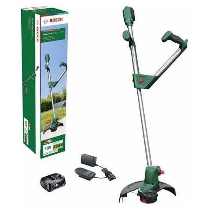 Coupe-bordures Bosch - UniversalGrassCut 18-260 (Livré avec 1 batterie et 1 chargeur) - PowerForAll Coupe-bordures Bosch - UniversalGrassCut 18-260 (Livré avec 1 batterie et 1 chargeur) - PowerForAll