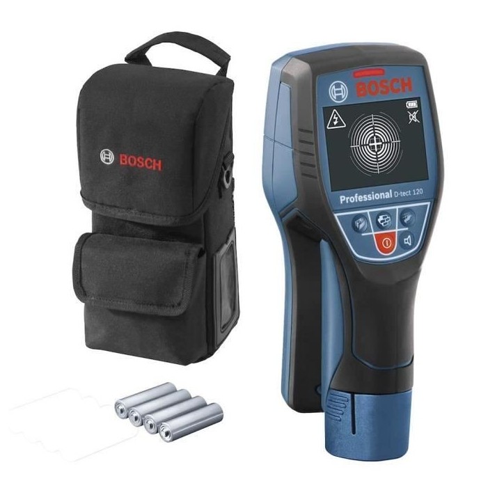 Détecteur mural Bosch Professional D-Tect 120 + Housse - 0601081303 Détecteur mural Bosch Professional D-Tect 120 + Housse - 0601081303