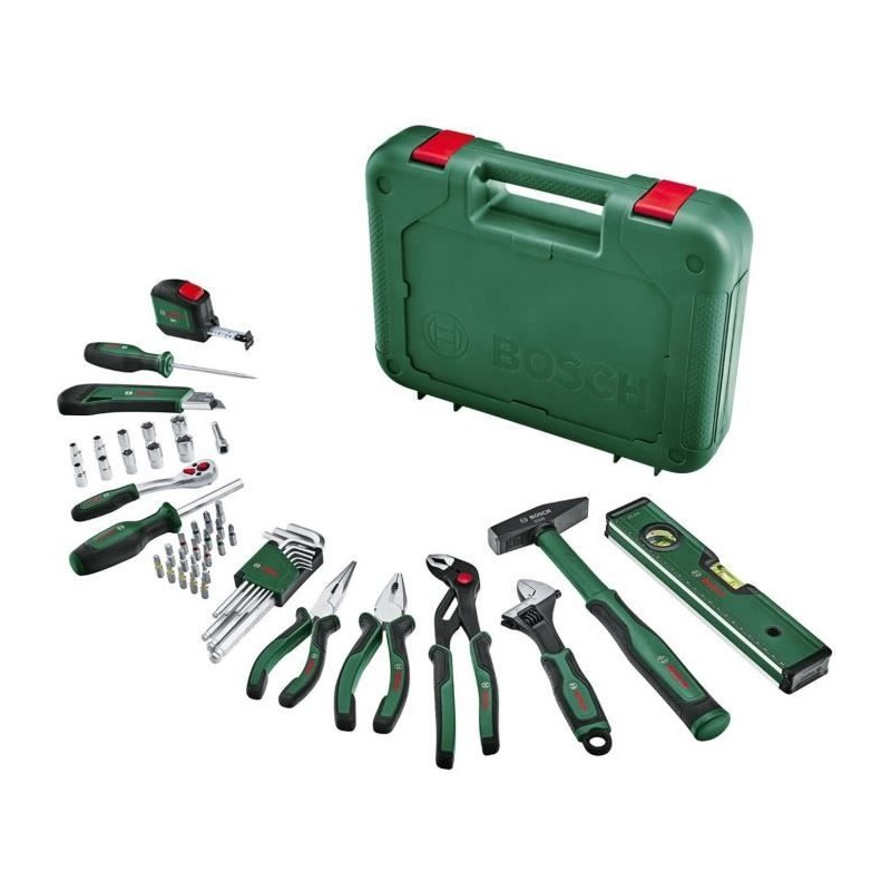 Bosch Set d'outils a main Advanced 52 pieces Bosch Set d'outils a main Advanced 52 pieces