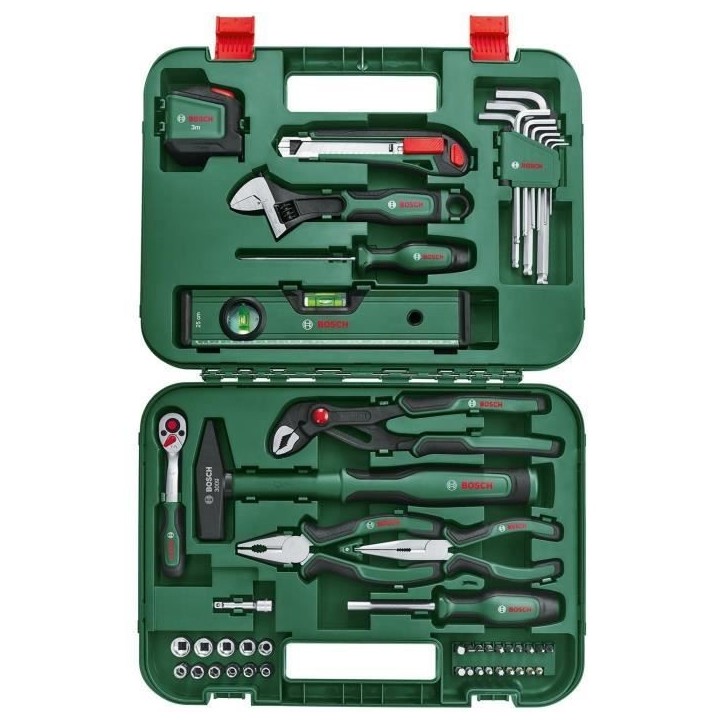 Bosch Set d'outils a main Advanced 52 pieces
