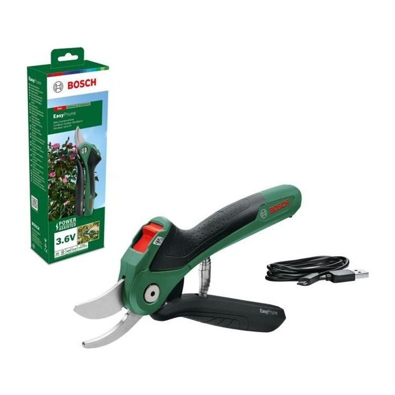 Sécateur sans fil Bosch - EasyPrune Bosch (450 coupes par charge de b