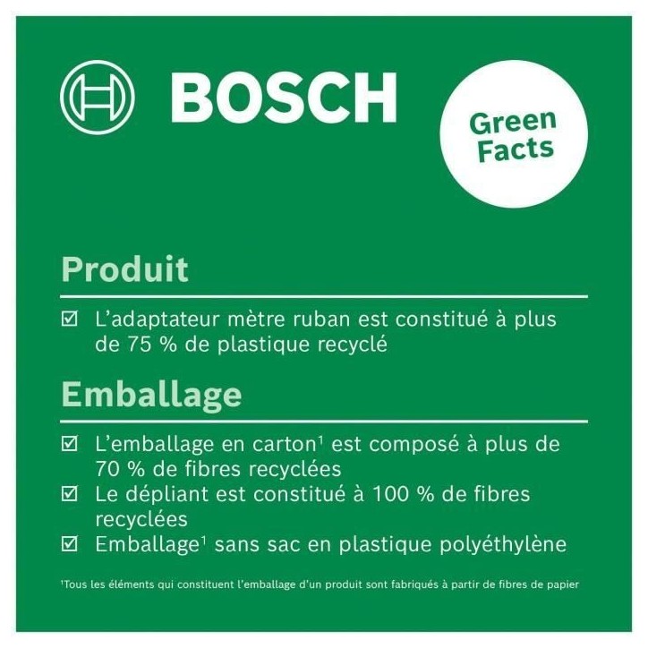 Bosch Adaptateur metre ruban
