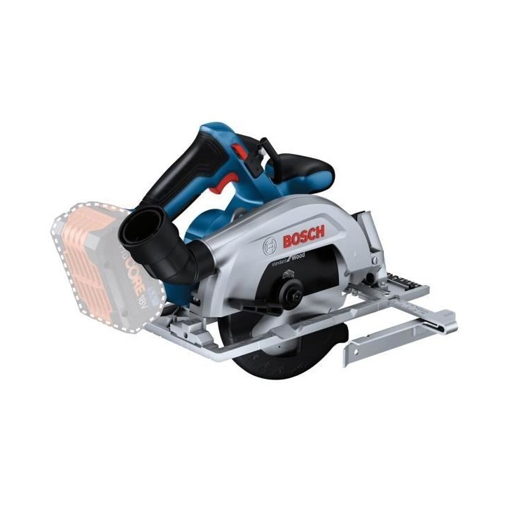 Scie circulaire Bosch Professional GKS 18V-57-2 + 2 batteries ProCORE 18V 5.5Ah + Chargeur GAL1880 CV + L-BOXX - 06016C1202