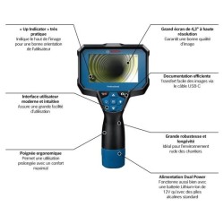 Caméra d'inspection Bosch Professional GIC 12V-4-23 C, a piles - 0601