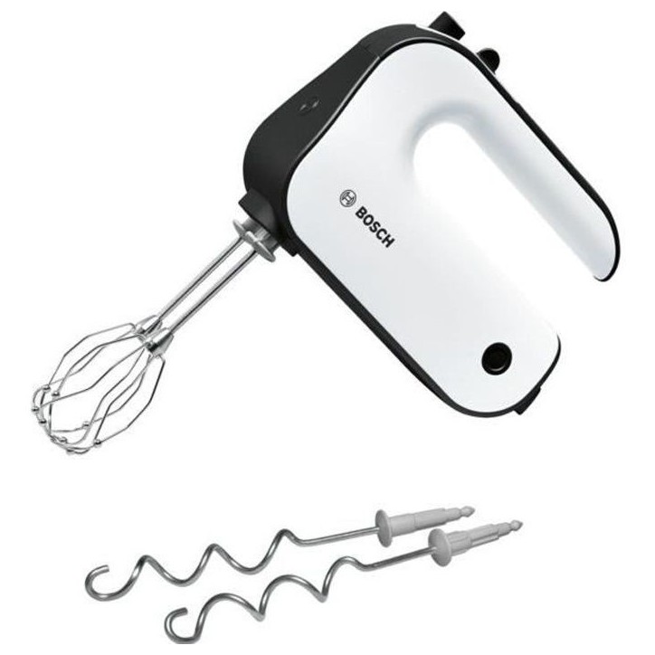 Batteur a main BOSCH MFQ4020 STYLINE - 450W - 5 vitesses + pulse - Blanc/Gris anthracite