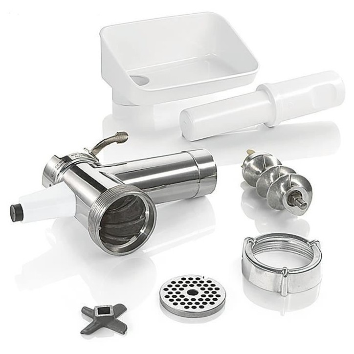 Hachoir a viande pour Kitchen Machine MUM5 - BOSCH - MUZ5FW1 - Disque ajouré en inox (diametre 4.5 mm) Hachoir a viande pour Kitchen Machine MUM5 - BOSCH - MUZ5FW1 - Disque ajouré en inox (diametre 4.5 mm)