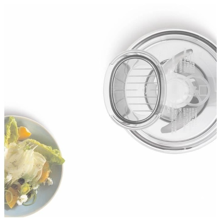 Multimixeur - BOSCH - Pour Kitchen machine MUM5 - Couteau universel, râpe et disque double tranchant - Blanc transparent Multimixeur - BOSCH - Pour Kitchen machine MUM5 - Couteau universel, râpe et disque double tranchant - Blanc transparent