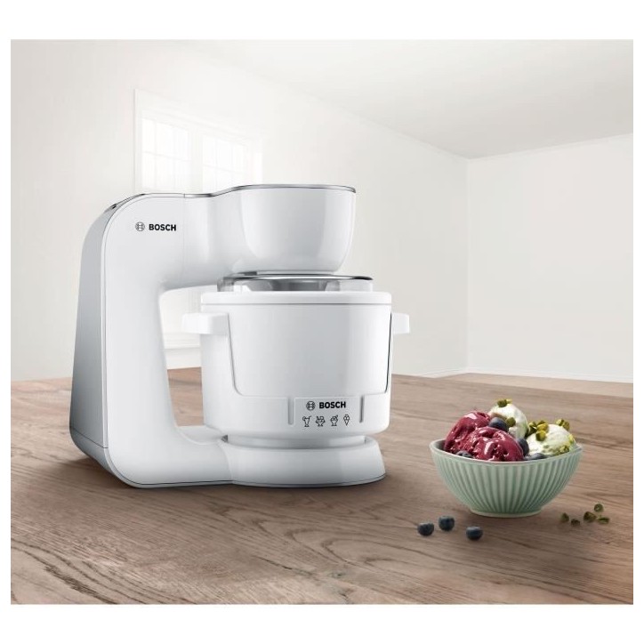 Accessoire sorbetiere - BOSCH - MUZ5EB2 - Réfrigérant double paroi - 550 g de glace max - Pour MUM5