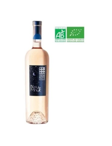 Domaine L'Heure Bleue Bleu de Nuit 2022 Côtes de Provence -bio- Vin rosé de Provence