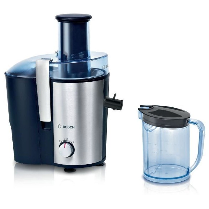 Centrifugeuse - BOSCH - MES3500 - Bleu / argent - Moteur puissant 700 watts - Large cheminée de remplissage extra-large (73 mm)