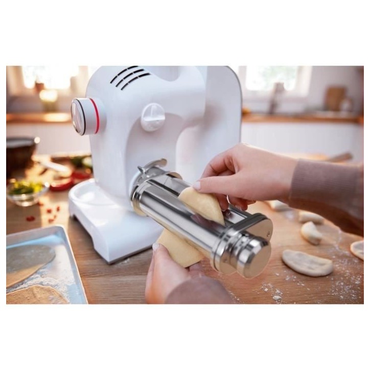 Accessoire filiere a pâtes lasagnes en inox - BOSCH - MUZ5NV1 - Pour hachoir a viande des robots pâtissiers MUM
