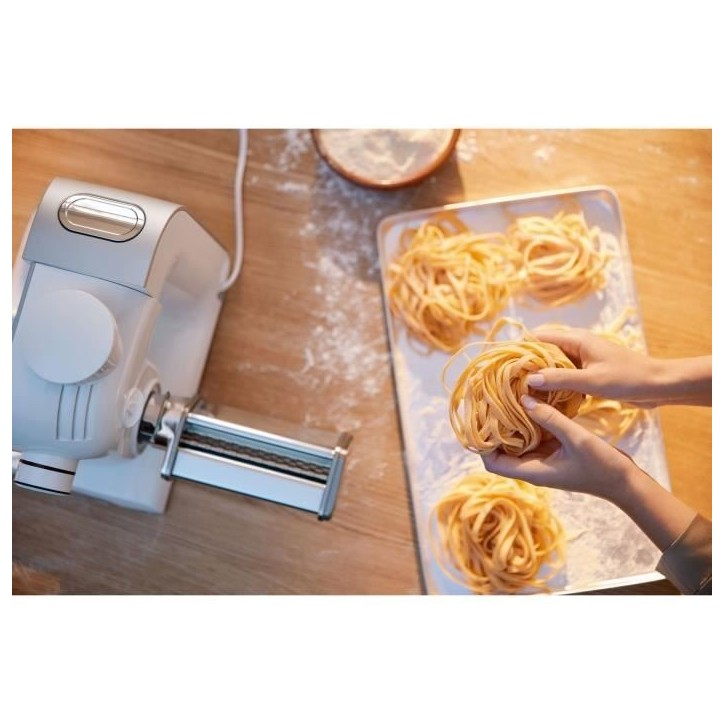 Accessoire filiere a pâtes tagliatelles - BOSCH - MUZ5NV2 - Pour hachoir a viande robots pâtissiers MUM Série 2, MUM Série 4