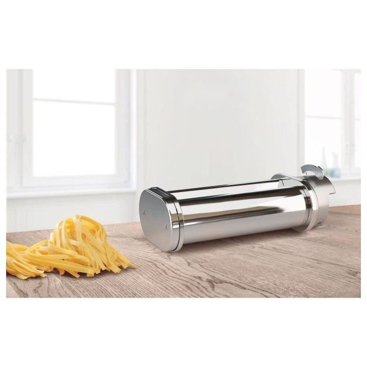 Accessoire filiere a pâtes tagliatelles - BOSCH - MUZ5NV2 - Pour hachoir a viande robots pâtissiers MUM Série 2, MUM Série 4