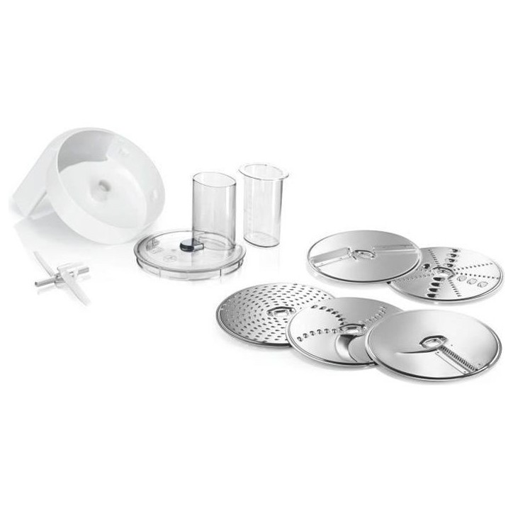 Accessoires pour kitchen machine BOSCH MUM5 - Lot VeggieLove: 1 acc. Râpeur/éminceur - 5 disques