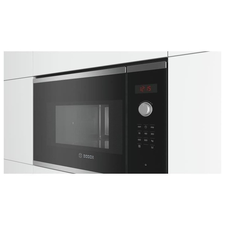 Table de cuisson vitrocéramique BOSCH PIB375FB1E - 2 foyers induction - QuickStart - Sécurité enfants