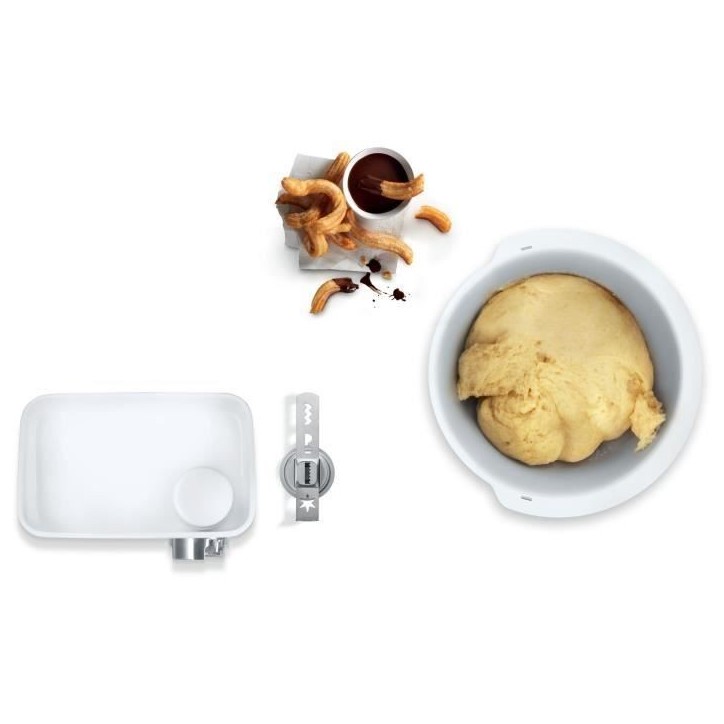 Accessoires Baking Sensation - BOSCH - MUZ5BS1 - Hachoir a viande - Grille 5 mm - Accessoire biscuit 4 formes - Bol 3,9 L