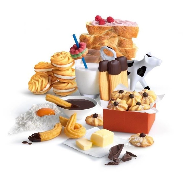 Accessoires Baking Sensation - BOSCH - MUZ5BS1 - Hachoir a viande - Grille 5 mm - Accessoire biscuit 4 formes - Bol 3,9 L