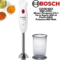 Mixeur plongeant CleverMixx MSM24100 - BOSCH - 400W - Pied détachable inox - 1 vitesse - Bol mixeur - Blanc Mixeur plongeant CleverMixx MSM24100 - BOSCH - 400W - Pied détachable inox - 1 vitesse - Bol mixeur - Blanc