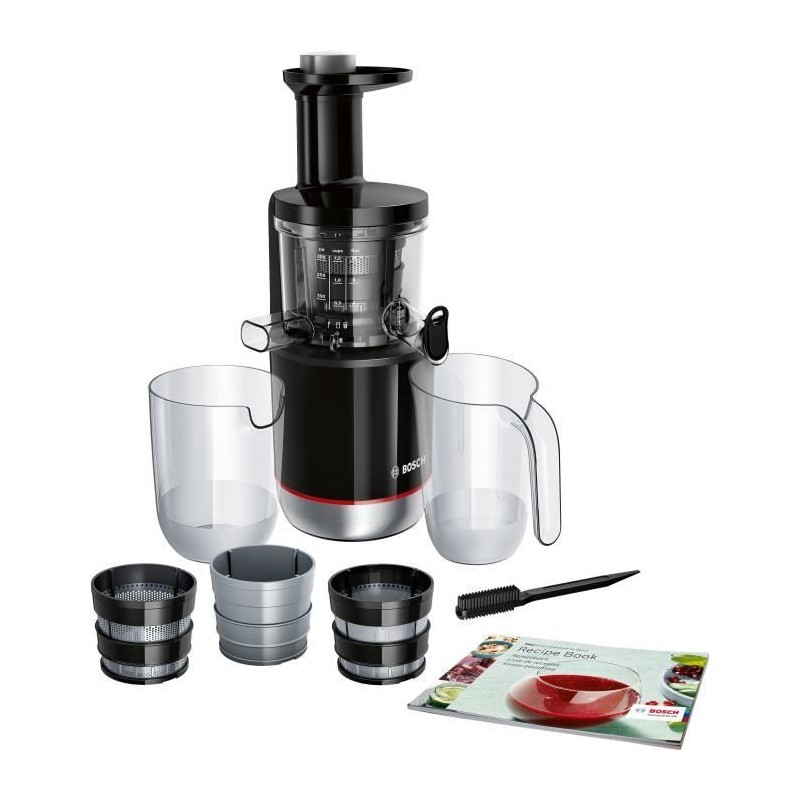 Extracteur de jus - BOSCH - MESM731M VitaExtract - Noir/inox - 150 W - Extracteur de jus - BOSCH - MESM731M VitaExtract - Noir/inox - 150 W -