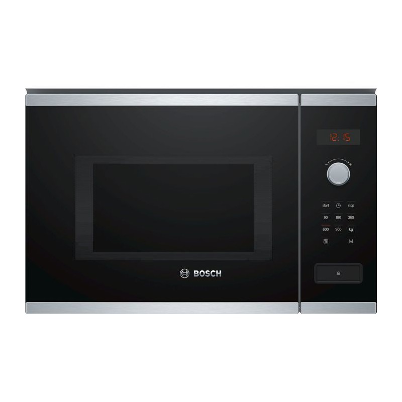 Micro-onde 38 cm - BOSCH Série 4 BFL553MS0 - Inox - H38,2 x L59,4 x P Micro-onde 38 cm - BOSCH Série 4 BFL553MS0 - Inox - H38,2 x L59,4 x P