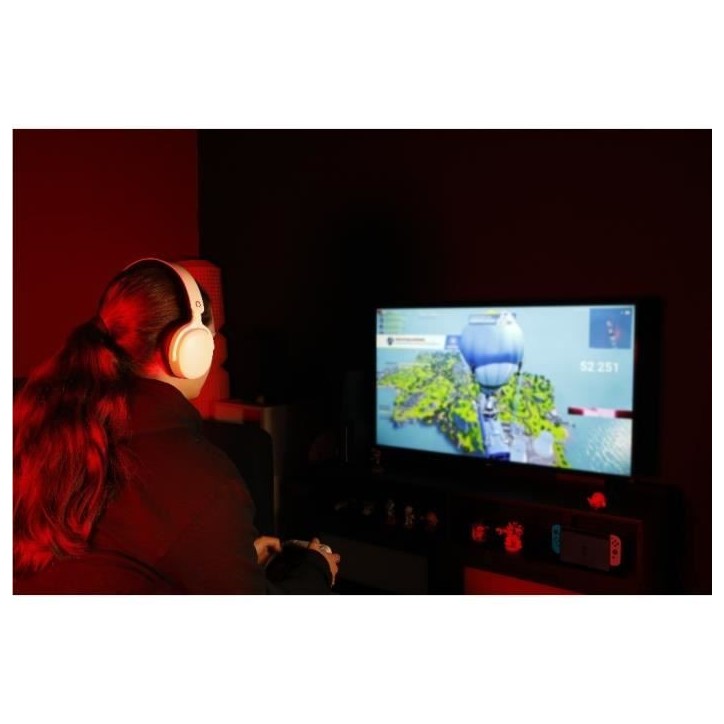 Casque gamer - KONIX - Circum-aural filaire Nexus - Nintendo Switch 2 - Haut-parleurs 40 mm - Micro - Jack 3.5 mm - Blanc Casque gamer - KONIX - Circum-aural filaire Nexus - Nintendo Switch 2 - Haut-parleurs 40 mm - Micro - Jack 3.5 mm - Blanc