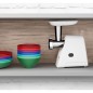 Hachoir a viande - BOSCH - MFW2510W - 2 grilles - Garnisseur de saucisses - Blanc Hachoir a viande - BOSCH - MFW2510W - 2 grilles - Garnisseur de saucisses - Blanc