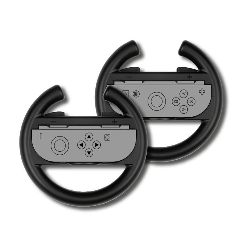 Paire de volants - KONIX - Pour manettes Joy-Con Nintendo Switch 2 - N Paire de volants - KONIX - Pour manettes Joy-Con Nintendo Switch 2 - N
