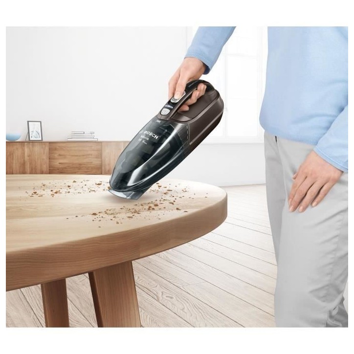 Aspirateur de table BOSCH Move - 16V - Autonomie 40 min - Triple filtration cyclonique-poussiere - Taupe Aspirateur de table BOSCH Move - 16V - Autonomie 40 min - Triple filtration cyclonique-poussiere - Taupe