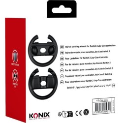 Paire de volants - KONIX - Pour manettes Joy-Con Nintendo Switch 2 - N