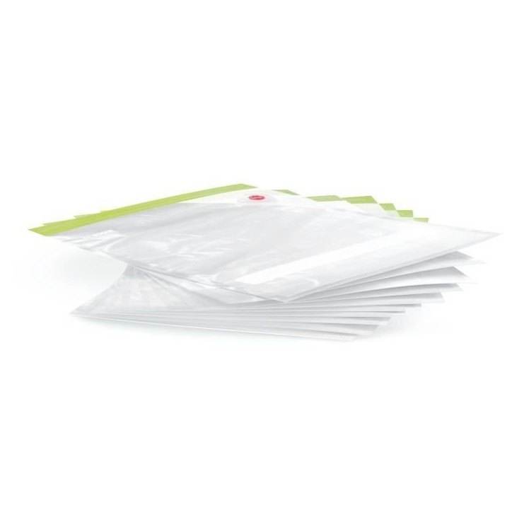 Sacs de congélation - BOSCH - MSZV0FB3 - Lot de 3 - 3,8 L - Fermeture a glissiere sous vide