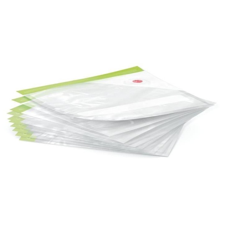 Sacs de congélation - BOSCH - MSZV0FB1 - Lot de 3 - 1,2 L - Fermeture a glissiere sous vide