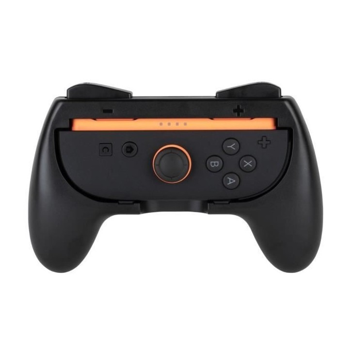 Paire de supports Joy-Con - KONIX - Nintendo Switch 2 - Forme de manette classique - Noir