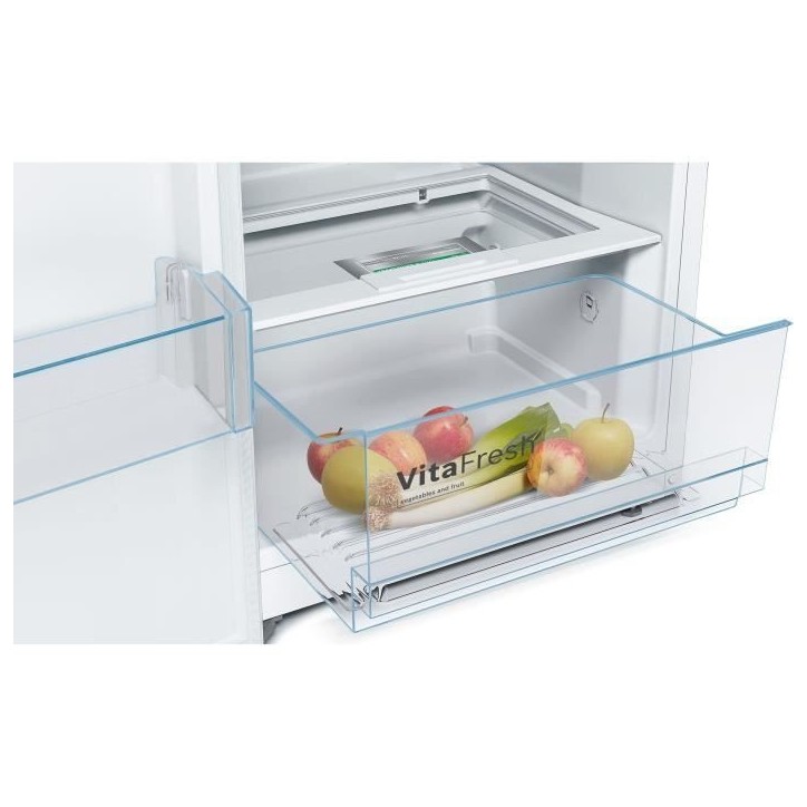 Réfrigérateur pose-libre - BOSCH KSV33VWEP SER4 - 1 porte - 324 L - Blanc - Froid ventilé - Classe énergie E Réfrigérateur pose-libre - BOSCH KSV33VWEP SER4 - 1 porte - 324 L - Blanc - Froid ventilé - Classe énergie E