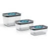 BOSCH - 3 boites de conservation sous vide hermétiques : 0,7L, 1,0L e