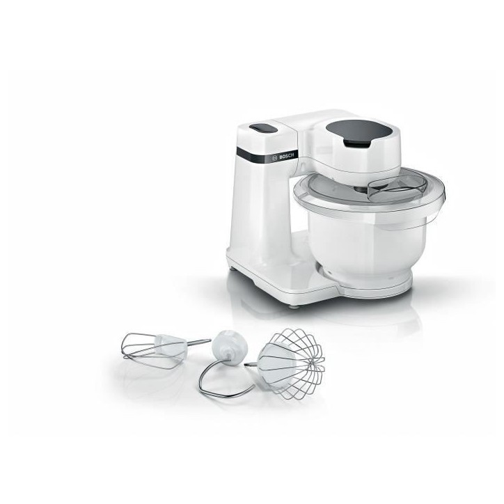 Robot pâtissier BOSCH Serie 2 MUMS2AW00 - 700 W - 4 vitesses - 3,8 L - Blanc