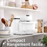 Robot pâtissier BOSCH Serie 2 MUMS2AW00 - 700 W - 4 vitesses - 3,8 L