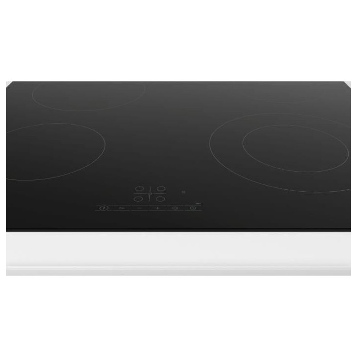 Table vitro 60cm BOSCH - PKF611BB8E - Commande a l'avant - Sans cadre - Zone double - Noir