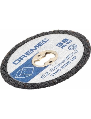 Lot de 5 disques DREMEL S476 EZ SpeedClic pour découper les plastiques et PVC - Ø 38mm, épaisseur 1,2mm