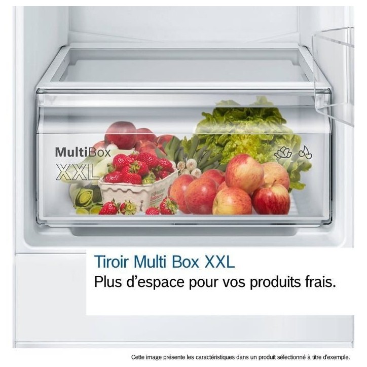 Bosch Réfrigérateur 1 porte intégrable a glissieres 119l - KIL22NSE0 Bosch Réfrigérateur 1 porte intégrable a glissieres 119l - KIL22NSE0