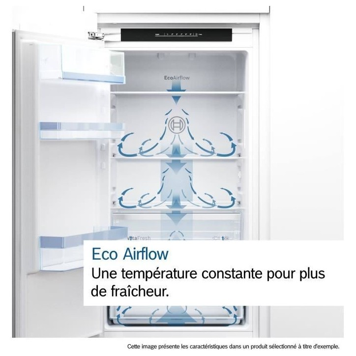 Bosch Réfrigérateur 1 porte intégrable a glissieres 119l - KIL22NSE0 Bosch Réfrigérateur 1 porte intégrable a glissieres 119l - KIL22NSE0