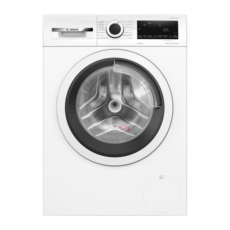 Lave-linge séchant BOSCH WNA144V0FR SER4 - 9 / 5 kg - Induction - L60 Lave-linge séchant BOSCH WNA144V0FR SER4 - 9 / 5 kg - Induction - L60