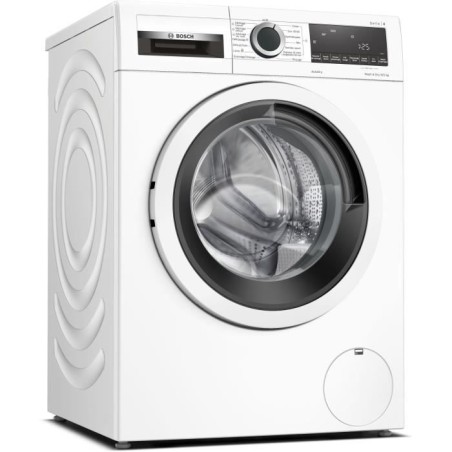 Lave-linge séchant BOSCH WNA144V0FR SER4 - 9 / 5 kg - Induction - L60cm - 1400 trs/min - Blanc